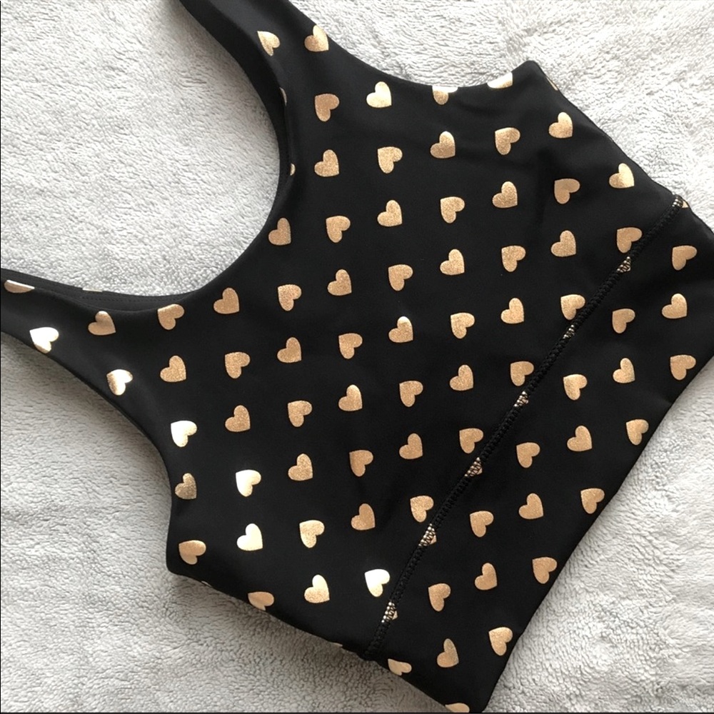Define Your Inspiration- Gold Heart Foil bra